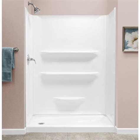 5"H Center Shower Pan) 455. . 54 inch shower stall kits for mobile home